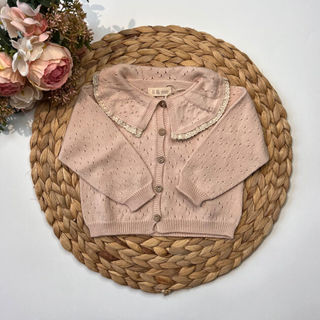 Cardigan Cipria Traforato L&M