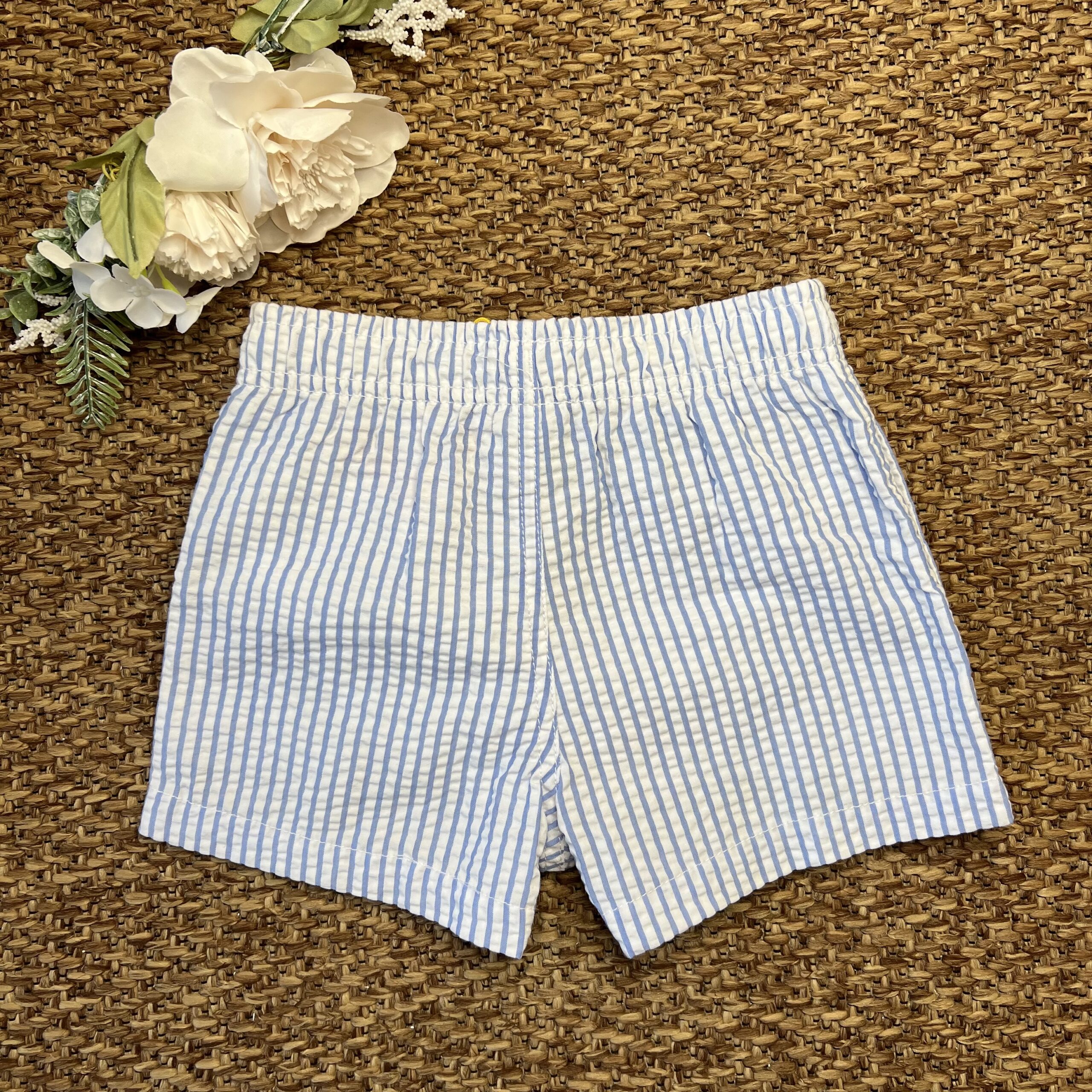 Costumino Boxer righe celesti 93072 YM - immagine 2