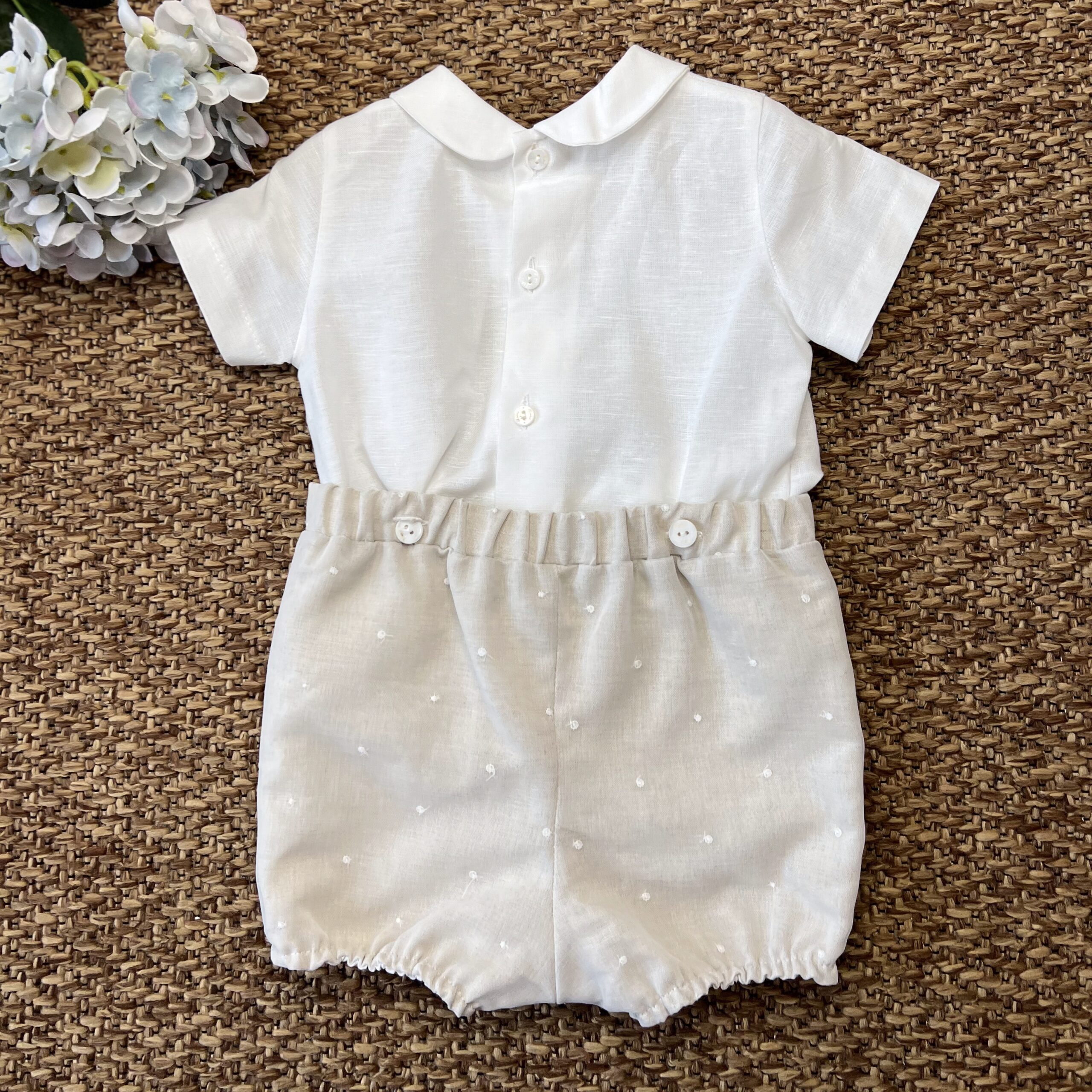 Completo pant.corto crema 5588 NS - immagine 2