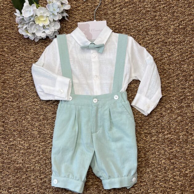 Completo Battesimo Verde 57102-147 JJB