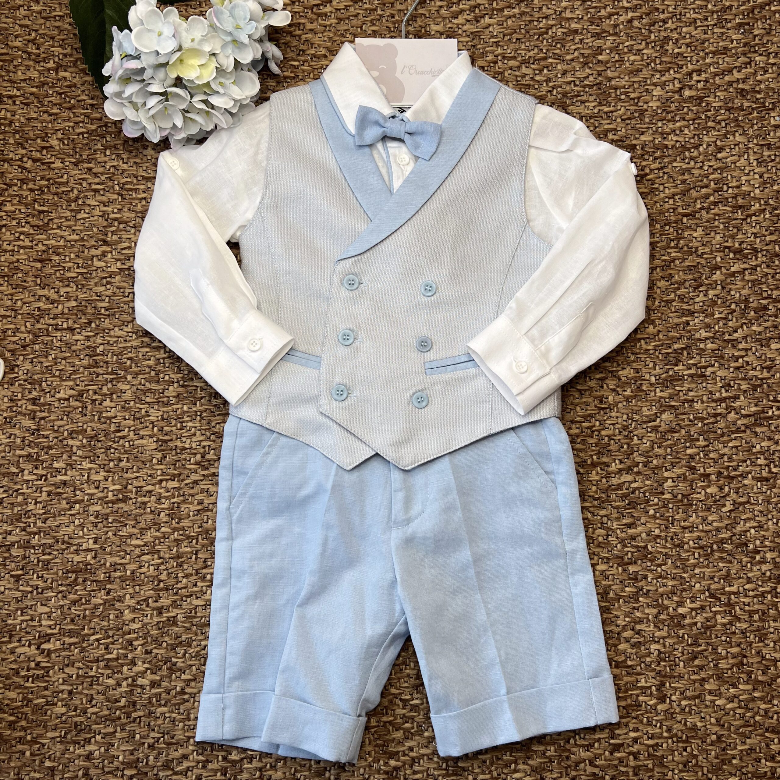 Completo con bretelle e Gilet DD 51183-147
