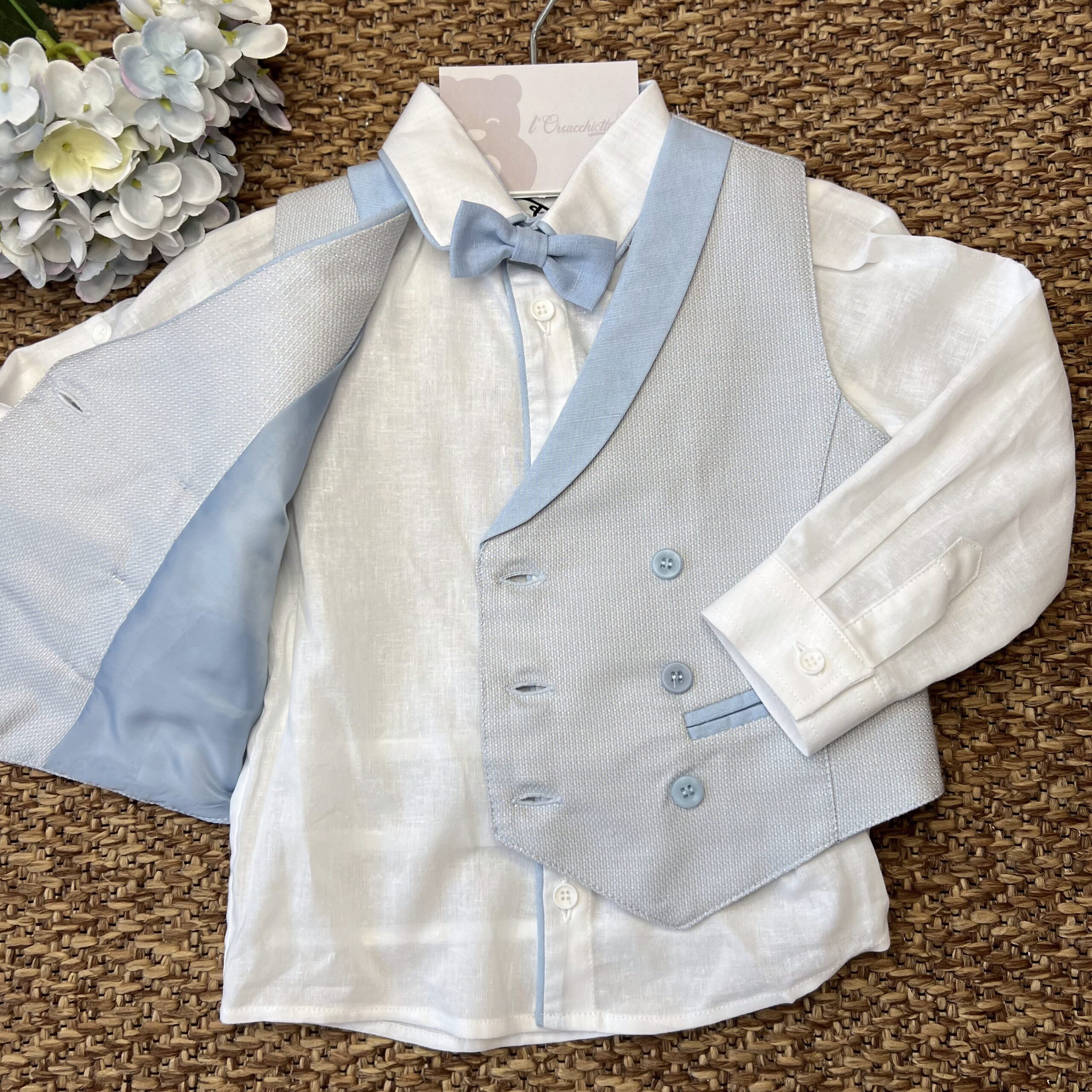 Completo con bretelle e Gilet DD 51183-147 - immagine 3