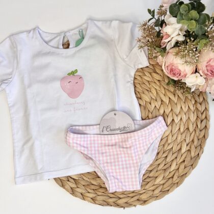 Costume con t-shirt Fragolina YM