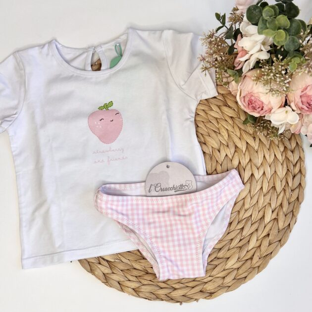 Costume con t-shirt Fragolina YM