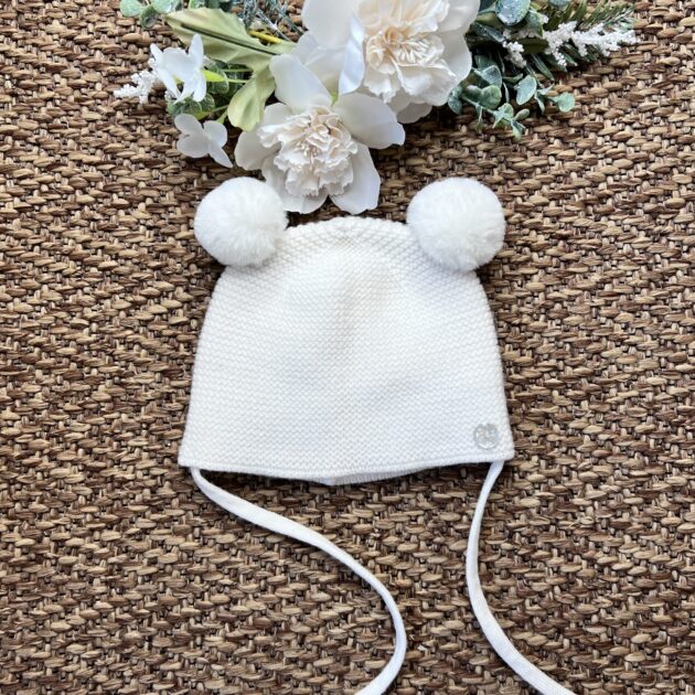 Cappellino Doppio Pon Pon Lana 040-11992 PZ
