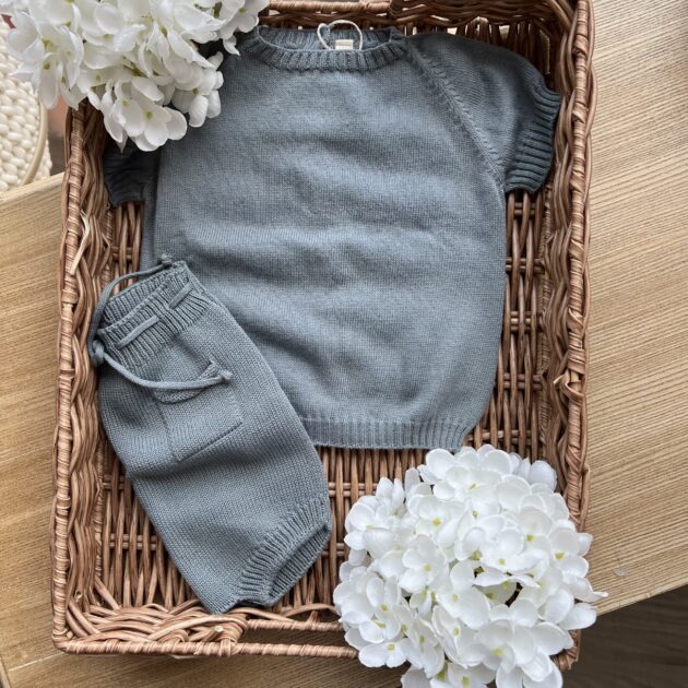 Completo Maglia M/C con Pant.corto Blu Jeans L&M