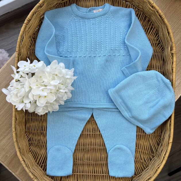Completo 2 pz con ghettina, cappellino | Filo di cotone |  856180 BDF