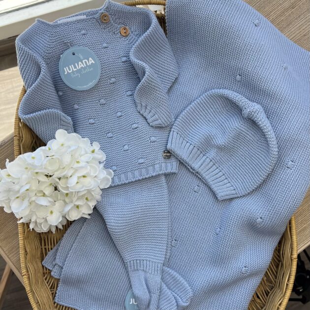 Completo Nocciolina 2 pz con ghettina e cappellino e copertina | Estivo | 25035 JL