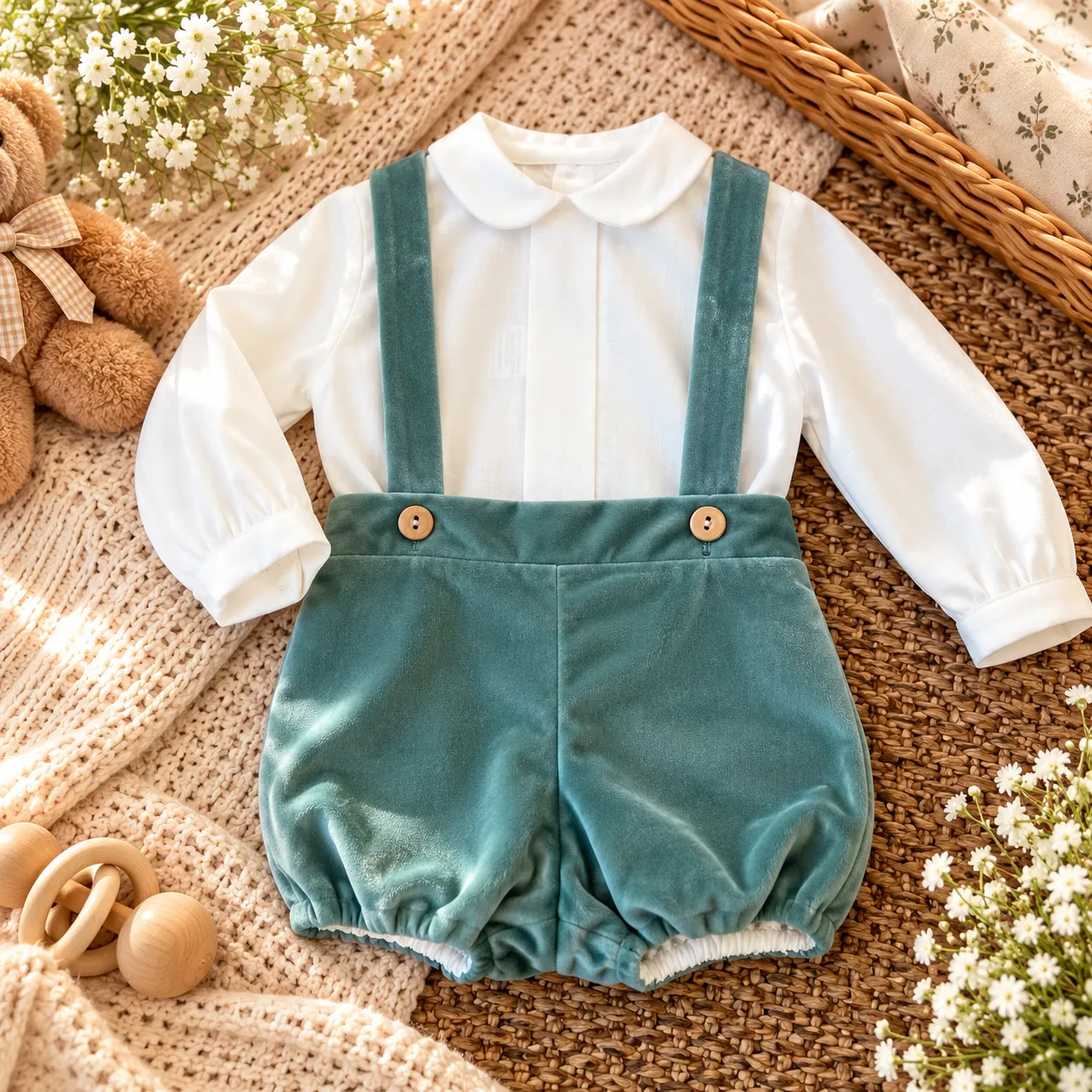 Completo con pant.velluto Verde 5518