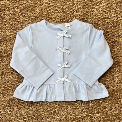 Giacca bimba con fiocchettini 3G726/00