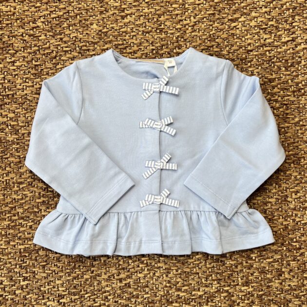 Giacca bimba con fiocchettini 3G726/00