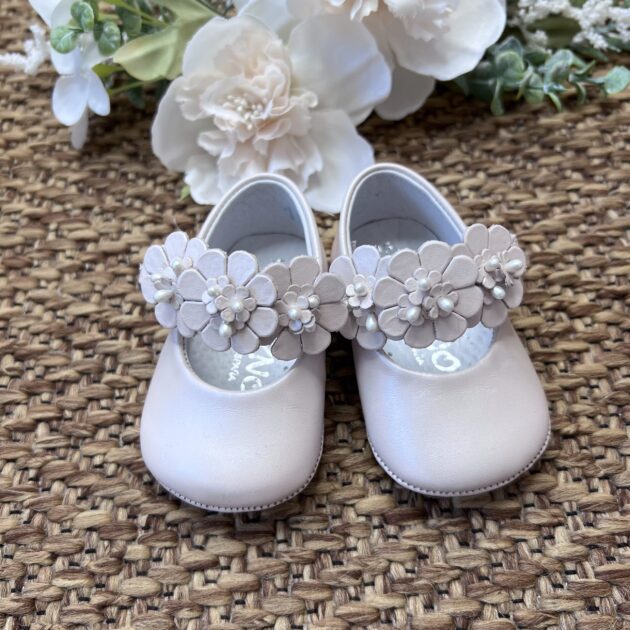 Scarpina Fiori Rosa A3003 PNN