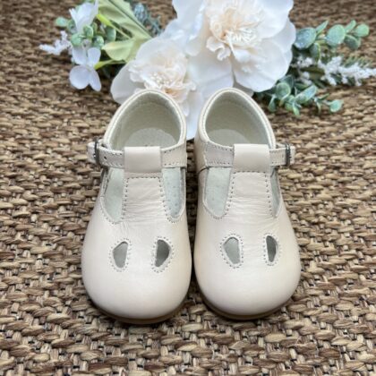 Scarpina Occhietti Crema B2401 PNN