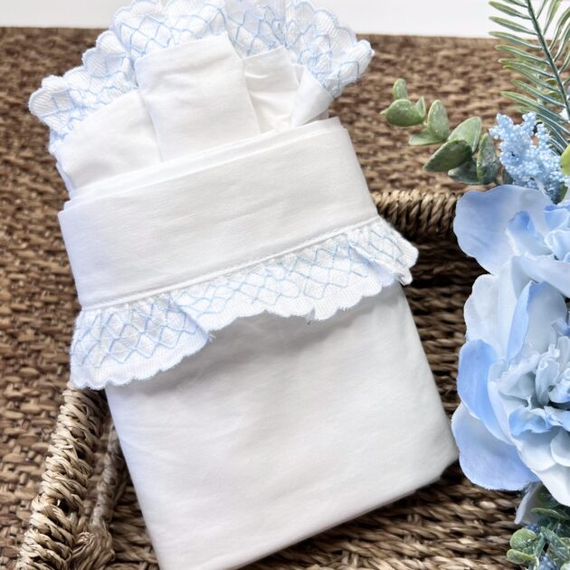 Set Lenzuolino Punto Smock 938/01 IB
