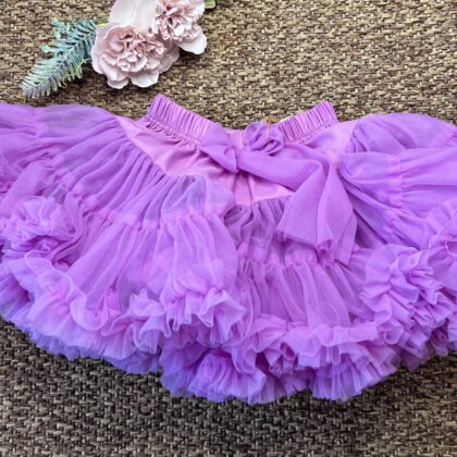 Gonnellina Tulle Fucsia 3