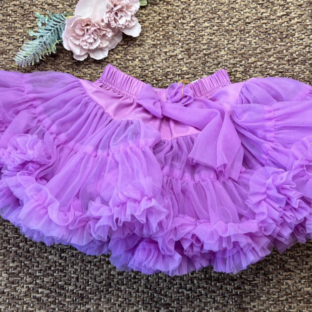 Gonnellina Tulle Fucsia 3