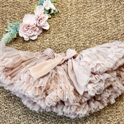 Gonnellina Tulle Rosa Antico 6