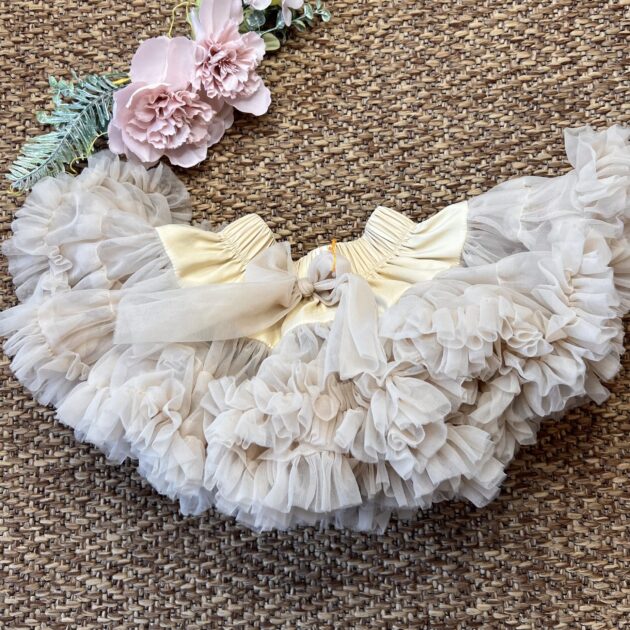 Gonnellina Tulle Crema 14