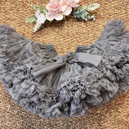 Gonnellina Tulle Grigia 15