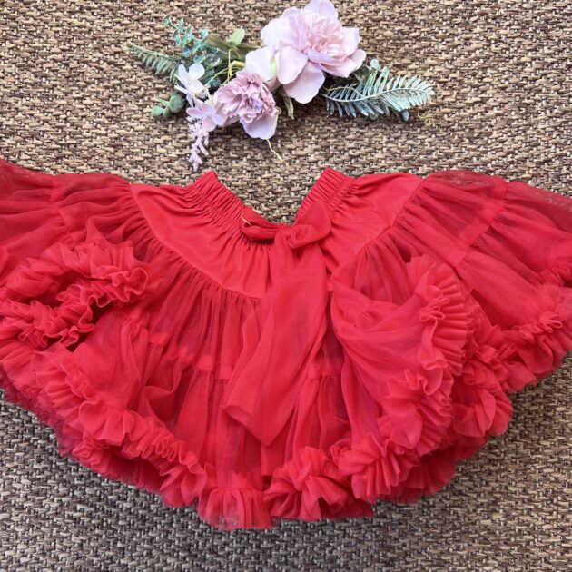 Gonnellina Tulle Rossa 8