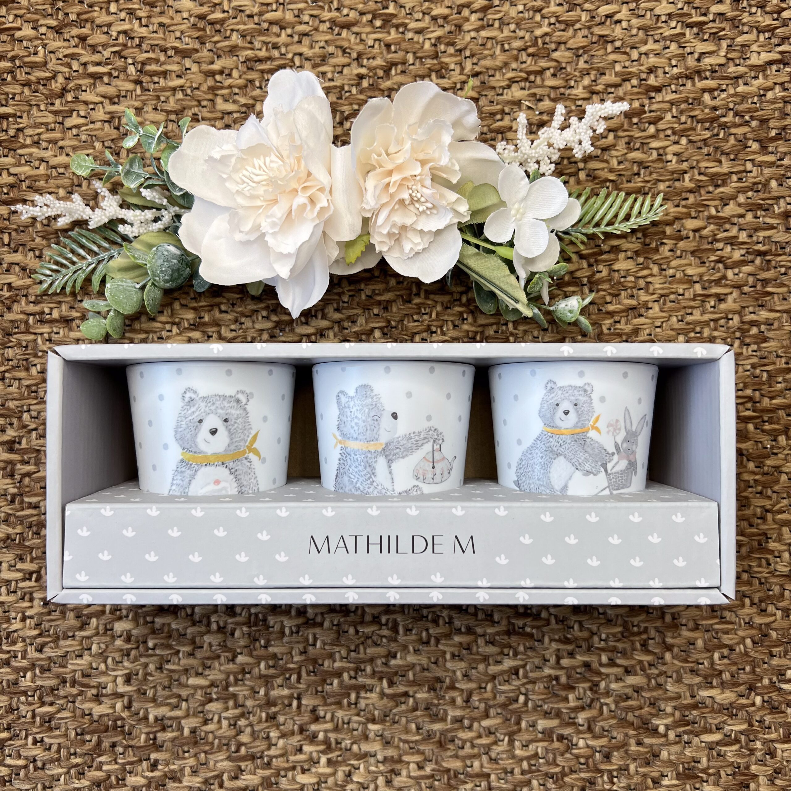 Set 3 Bicchieri Orsacchiotto MM