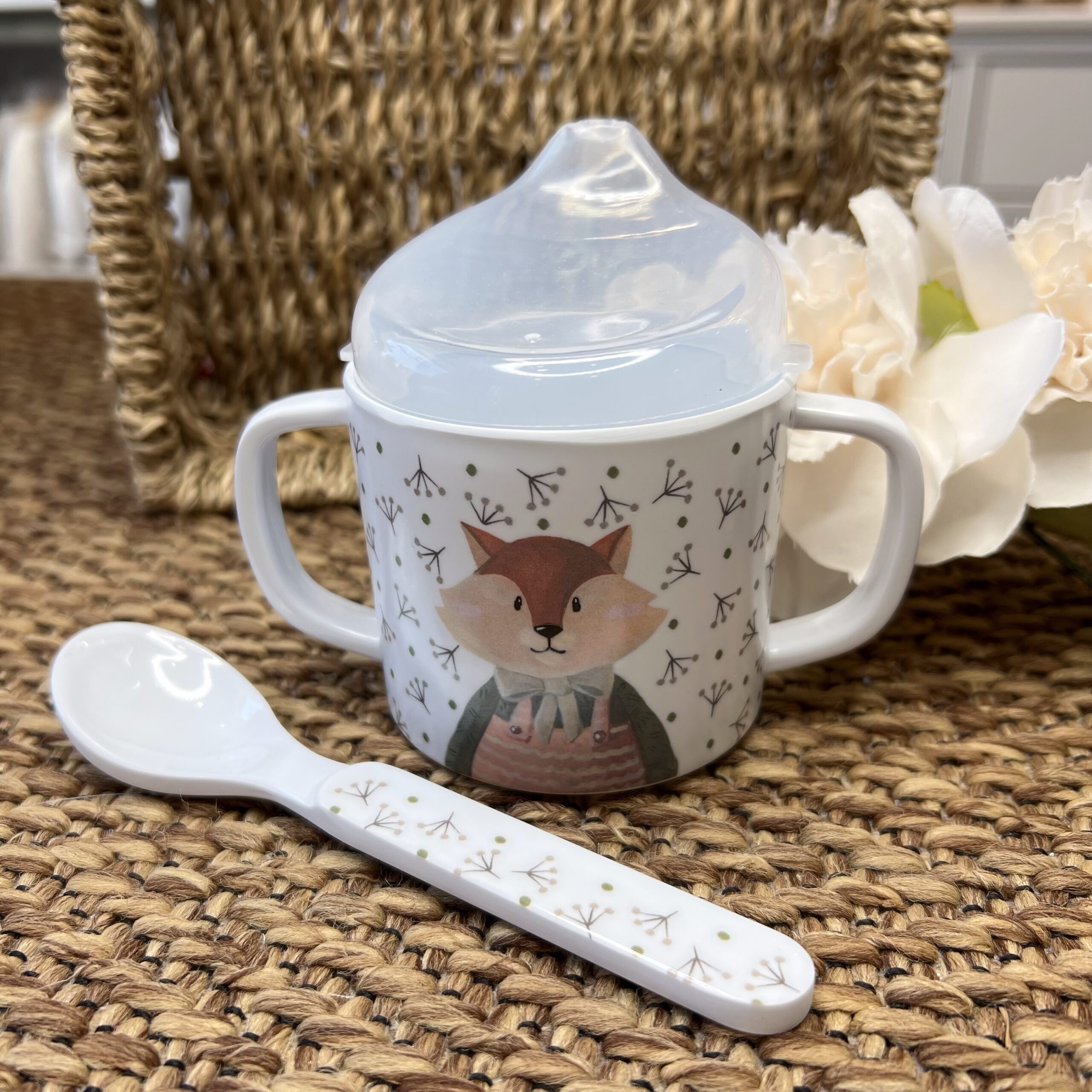 Set Bicchiere con cucchiaino Volpe MM - immagine 2