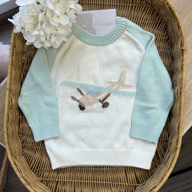 Maglione Aeroplano filo di cotone DK