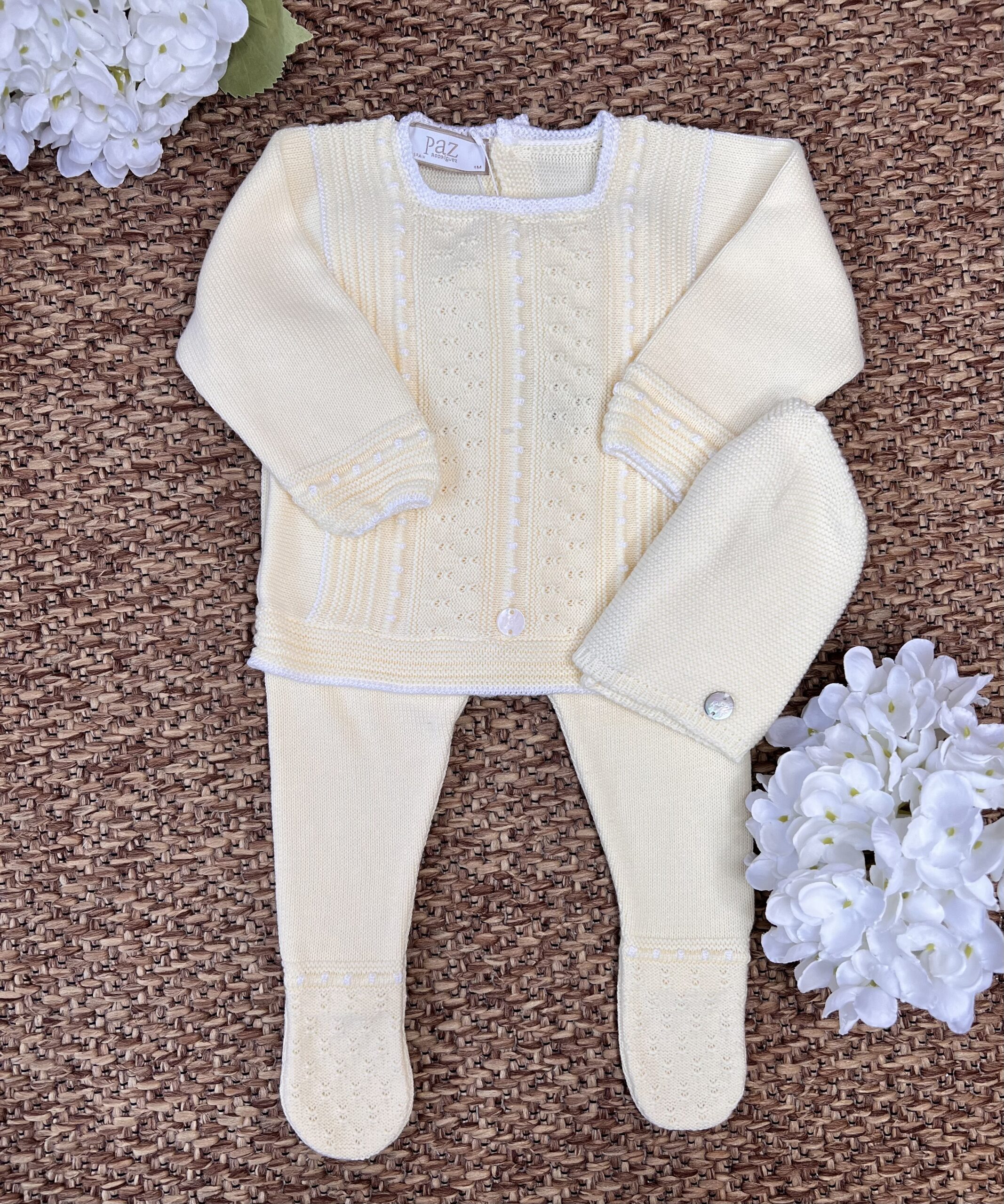 Coprifasce giallo con ghettina e cappellino | Filo di cotone 103-123522 Pz - immagine 2