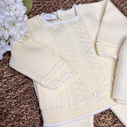 Coprifasce giallo con ghettina e cappellino | Filo di cotone 103-123522 Pz