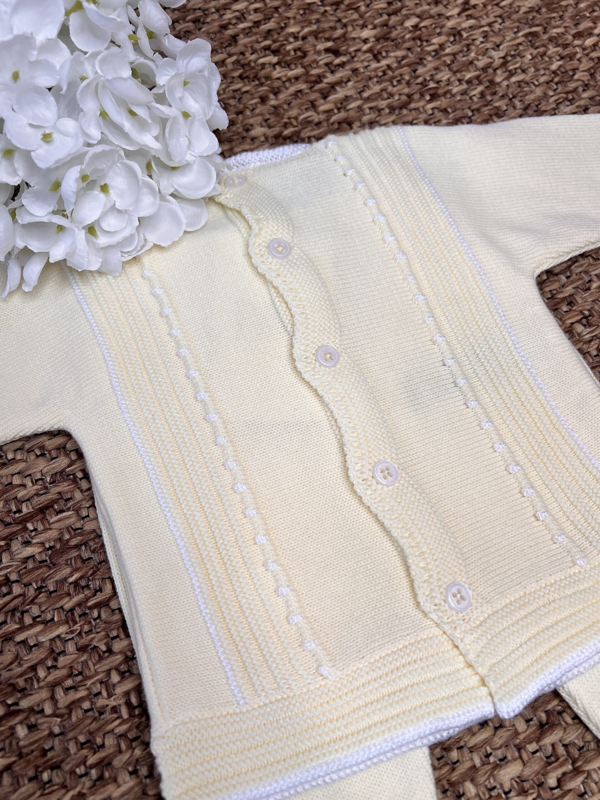 Coprifasce giallo con ghettina e cappellino | Filo di cotone 103-123522 Pz - immagine 3