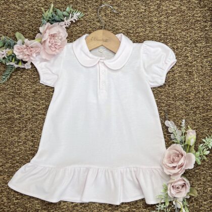 Abito bimba effetto polo rosa BG861G