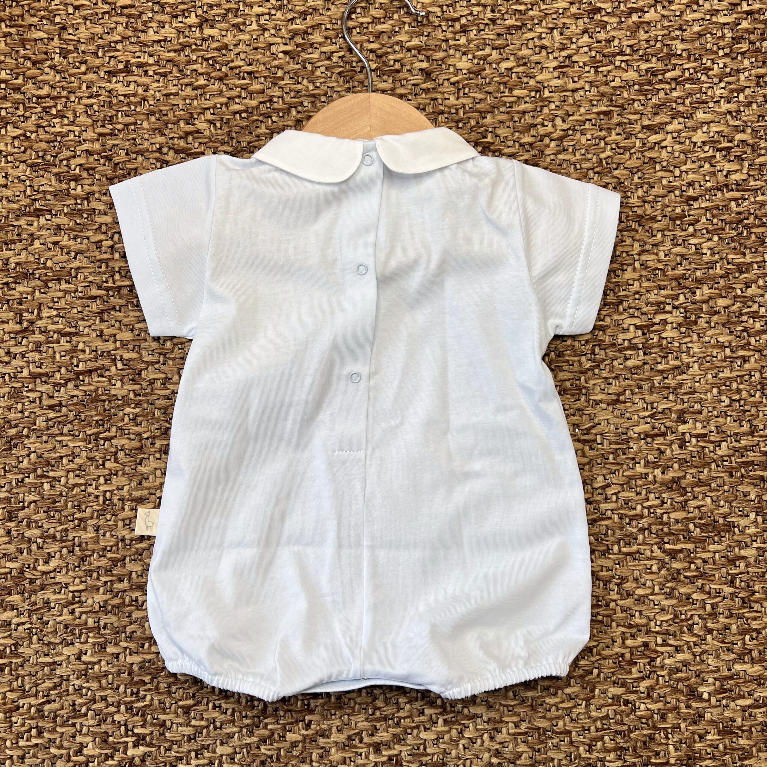 Pagliaccetto neonato Jersey celeste orsetto TM46 - immagine 3