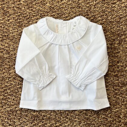 Maglia bimba con colletto volant 3G701/00