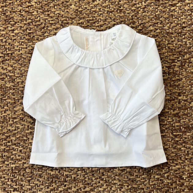 Maglia bimba con colletto volant 3G701/00