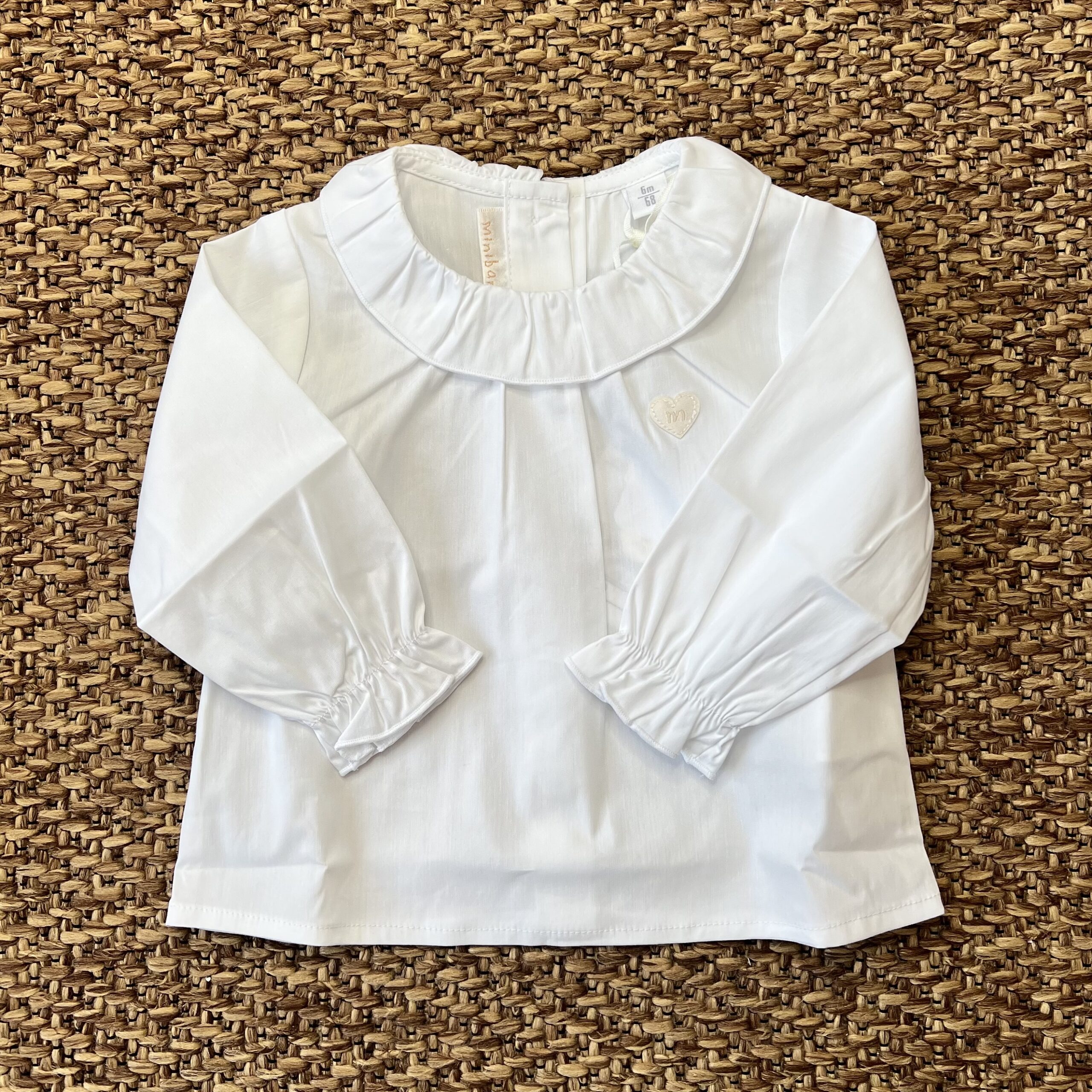 Maglia bimba con colletto volant 3G701/00