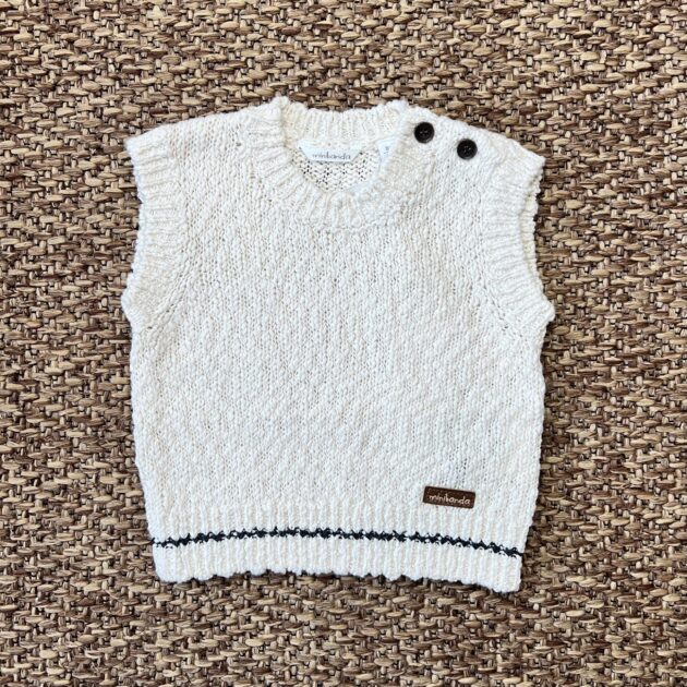 Gilè bimbo in cotone 3G655/00