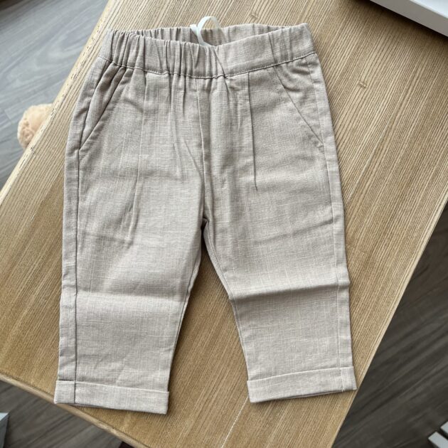 Pantalone  Misto Lino Corda 3G619