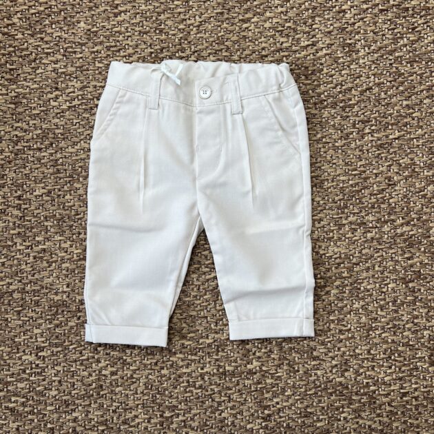 Pantalone bimbo morbido beige 3G617/00
