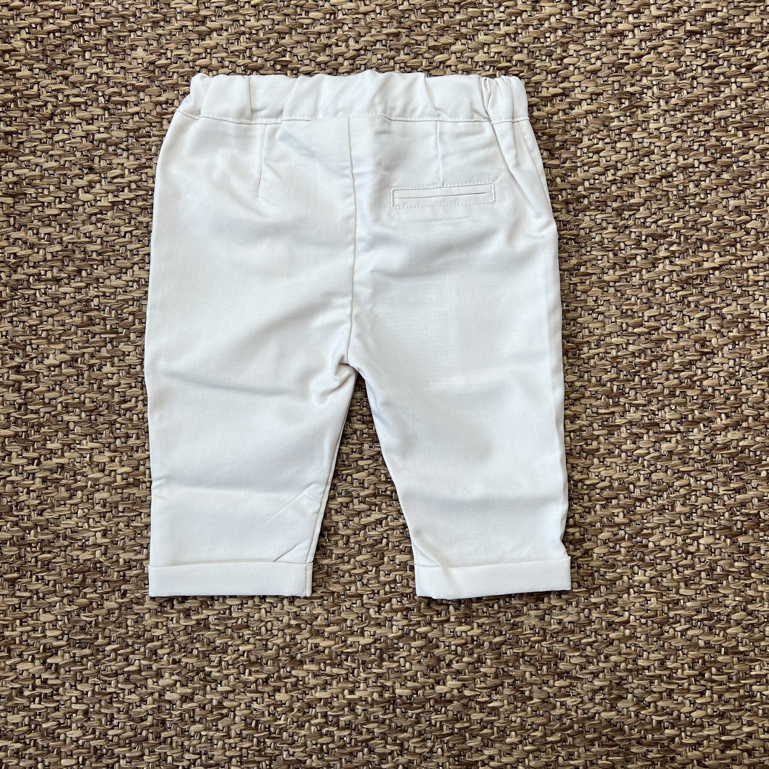 Pantalone bimbo morbido beige 3G617/00 - immagine 2