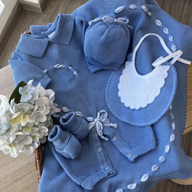 Coordinato nascita bimbo cuore 5 Pz | Estivo | 3050J