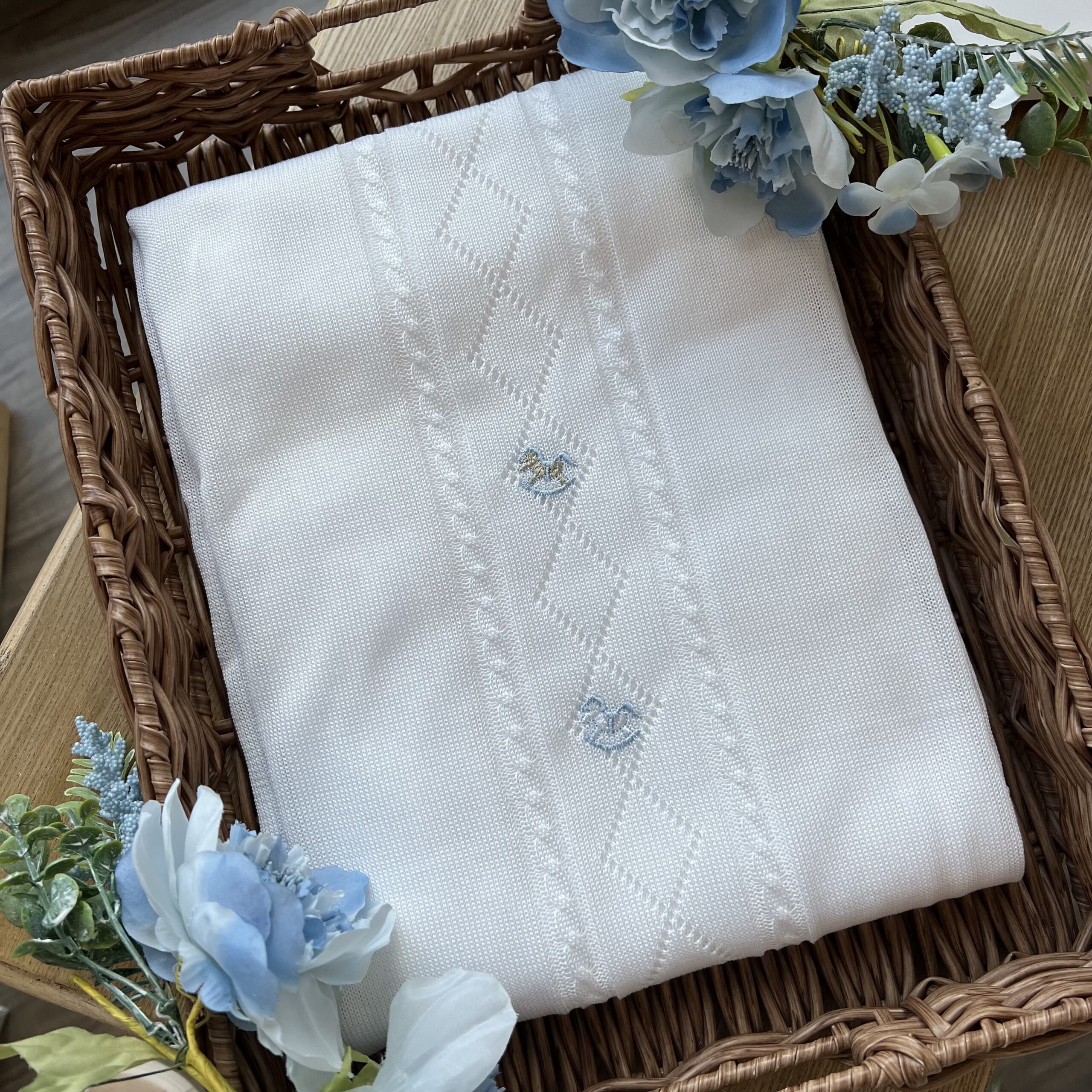Coordinato nascita neonato con cavalluccio, 6 pz con Coprifasce | Estivo | B095 43 - immagine 6
