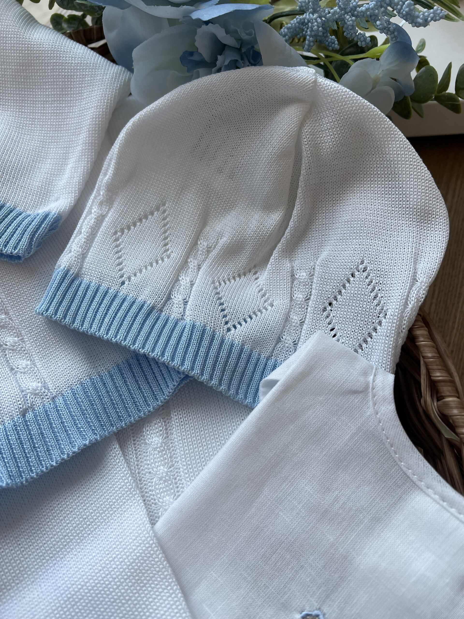 Coordinato nascita neonato con cavalluccio, 6 pz con Coprifasce | Estivo | B095 43 - immagine 3
