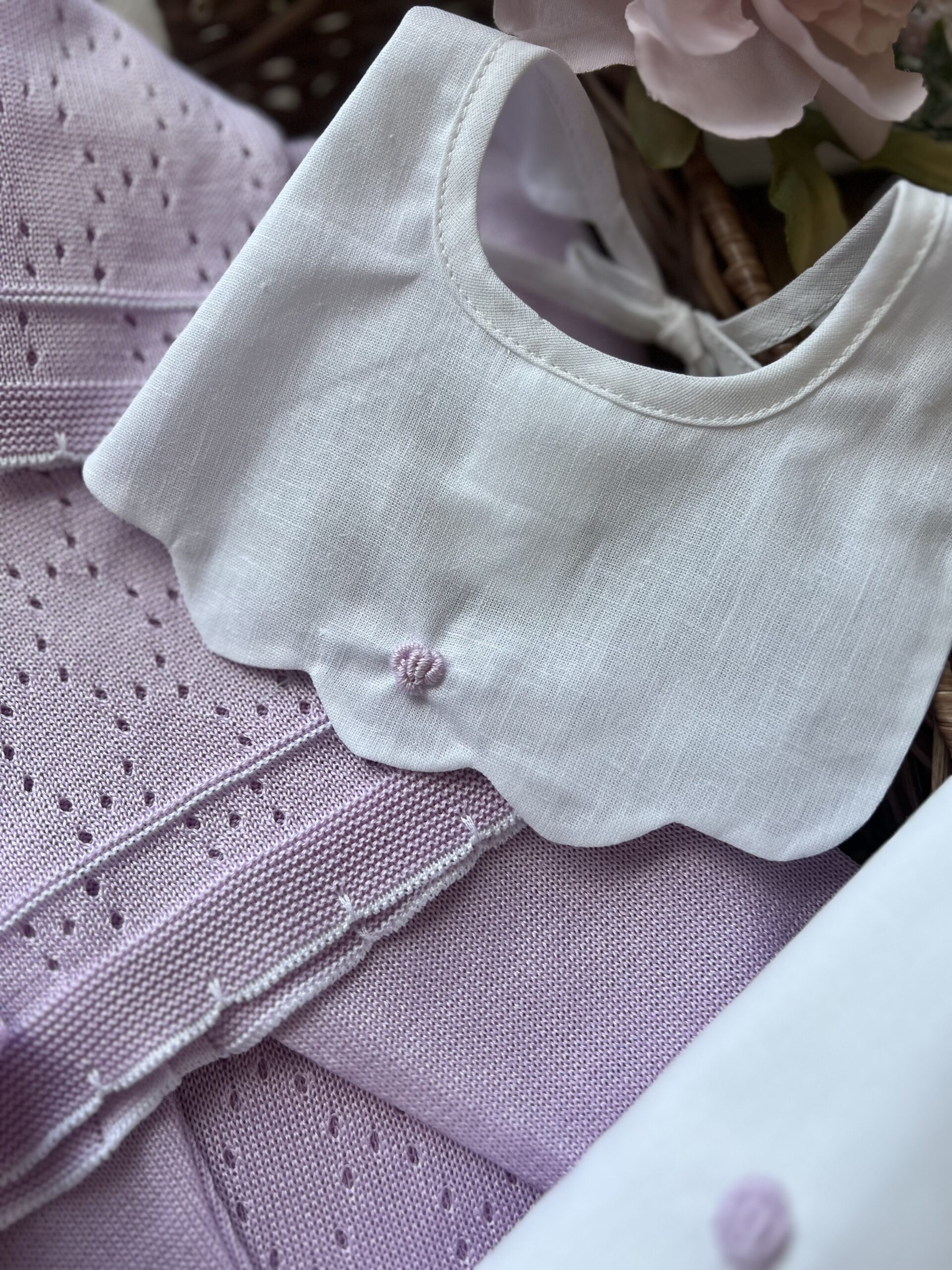 Set nascita neonata 4 Pz con tutina glicine | Estivo | B093 40 - immagine 2