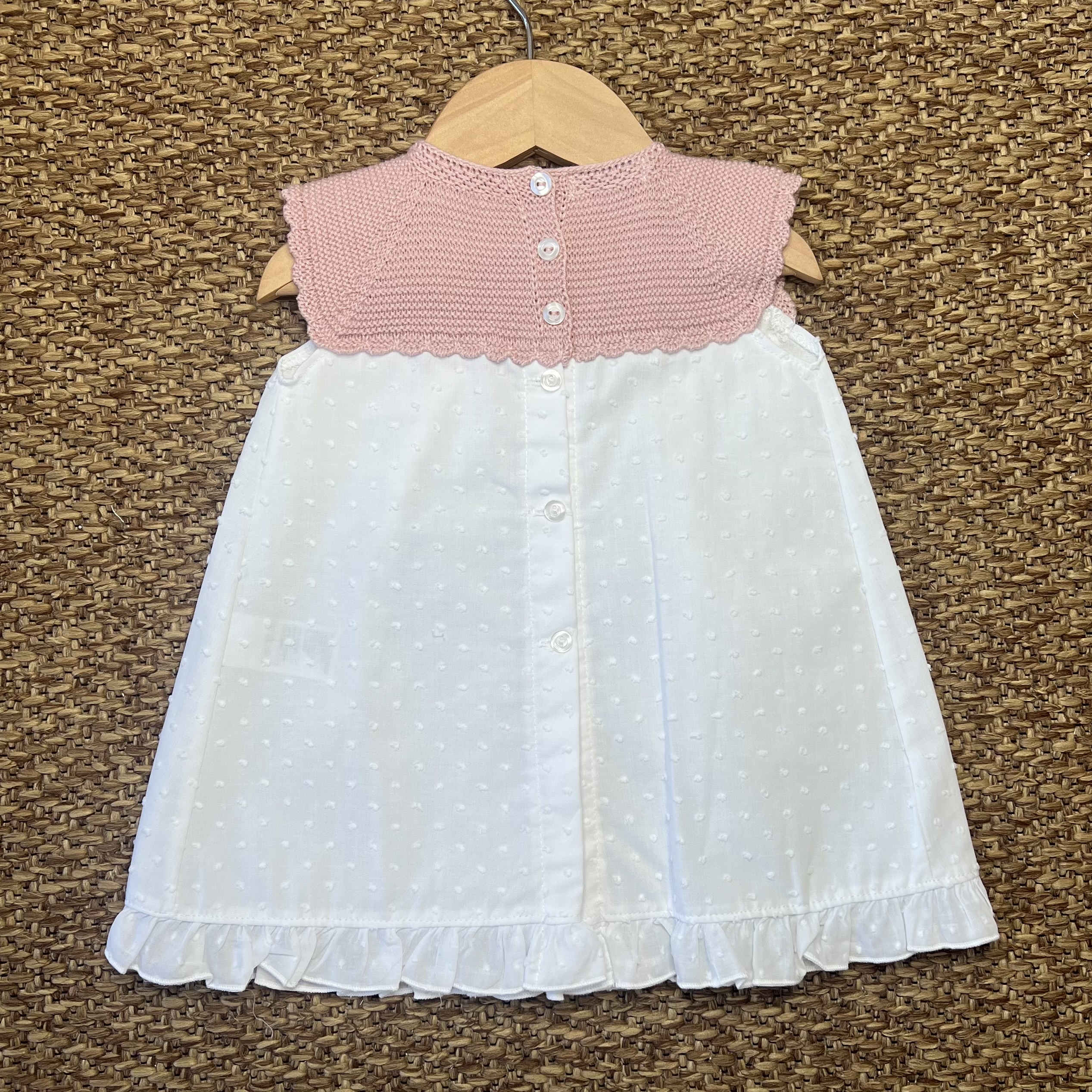 Abito bimba in maglia e gonna plumetis | Estivo | 26129 JL - immagine 2
