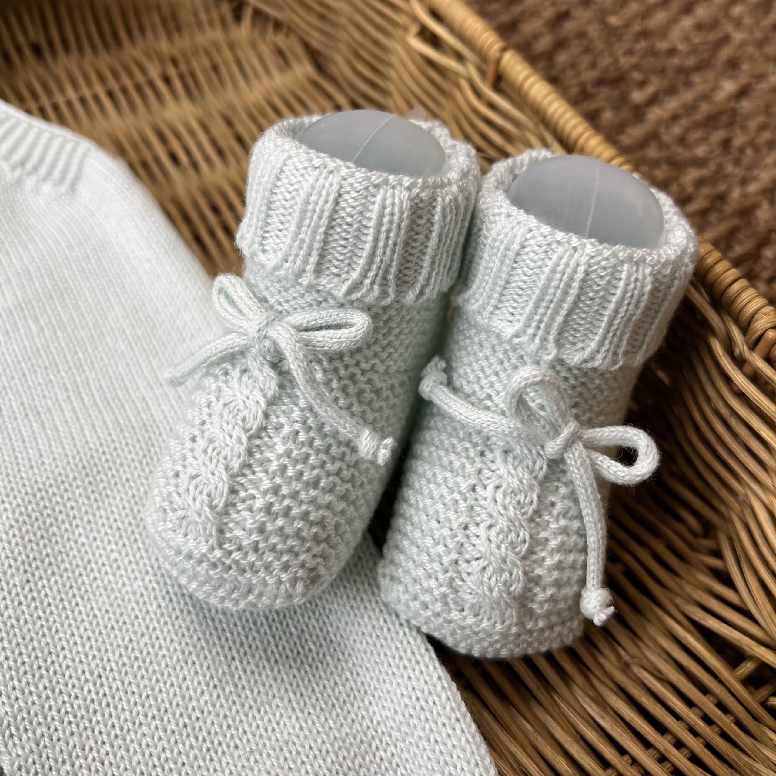 Pagliaccetto neonato verde con babbucce | Estivo | 26109 - immagine 3