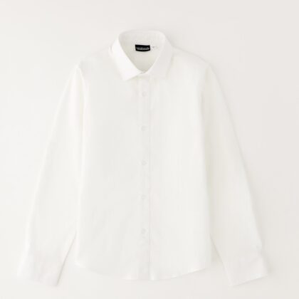 Camicia bimbo lino bianca 0G605