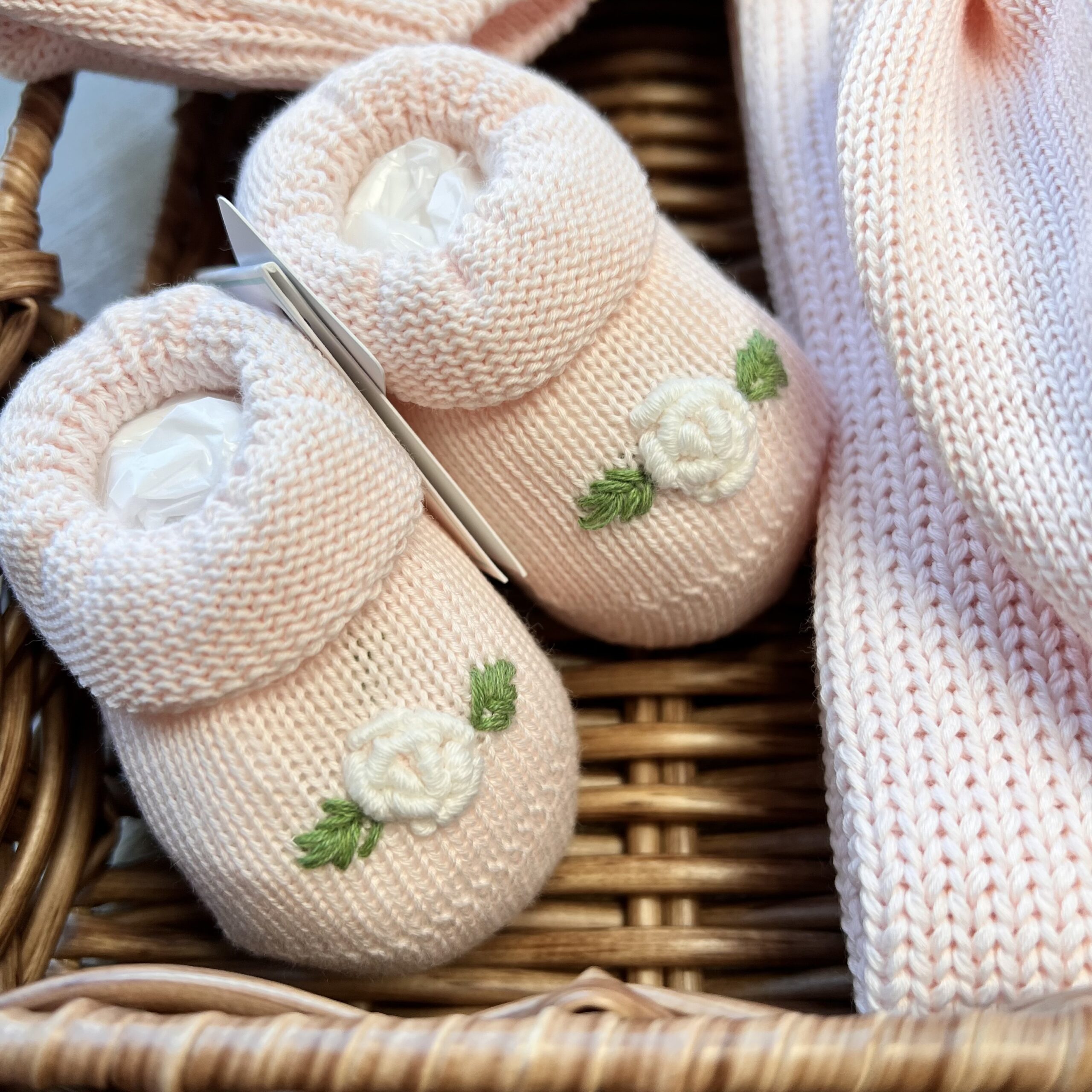 Coordinato nascita neonata Cuore rose | Filo di cotone T29L-18 - immagine 3