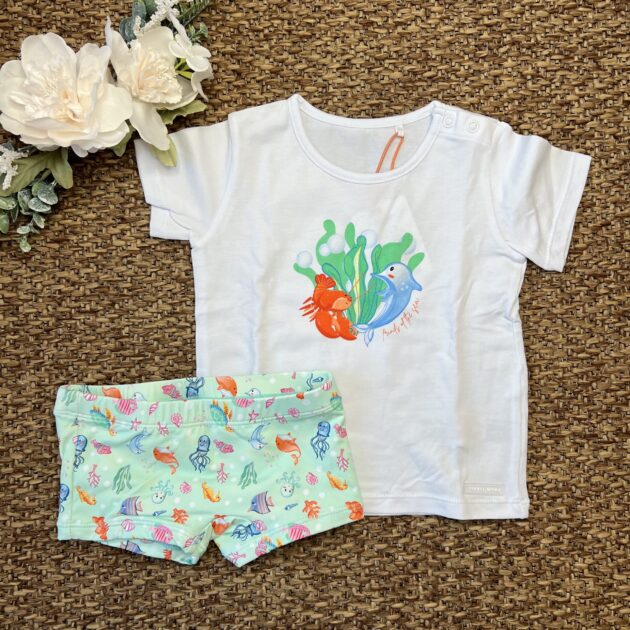 Completo costume e t-shirt pesci | 97095 | YM