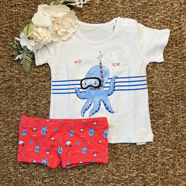Completo costume e t-shirt polipetto | 97101 | YM