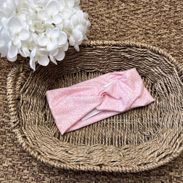 Fascia capelli fantasia rosa corallo | Estivo | 75170 | CL